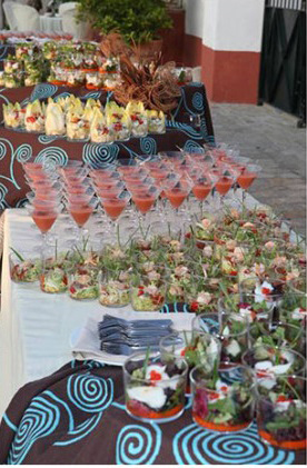aperitivos frios hacienda bodas sevilla